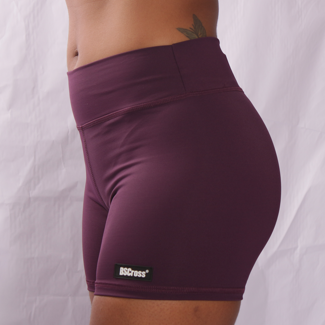 Short Feminino Intermediário Bscross Vinho