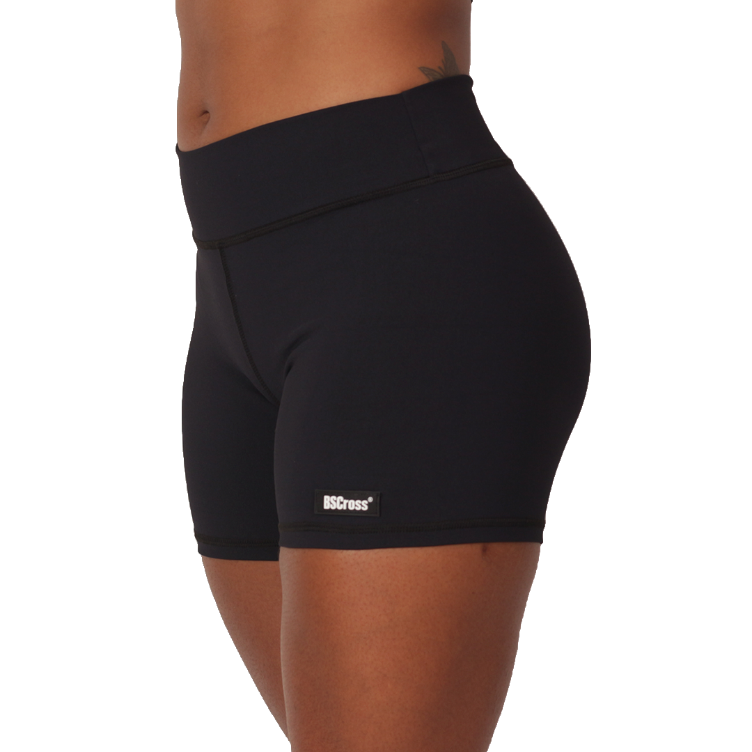 Short Feminino Intermediário Bscross Preto