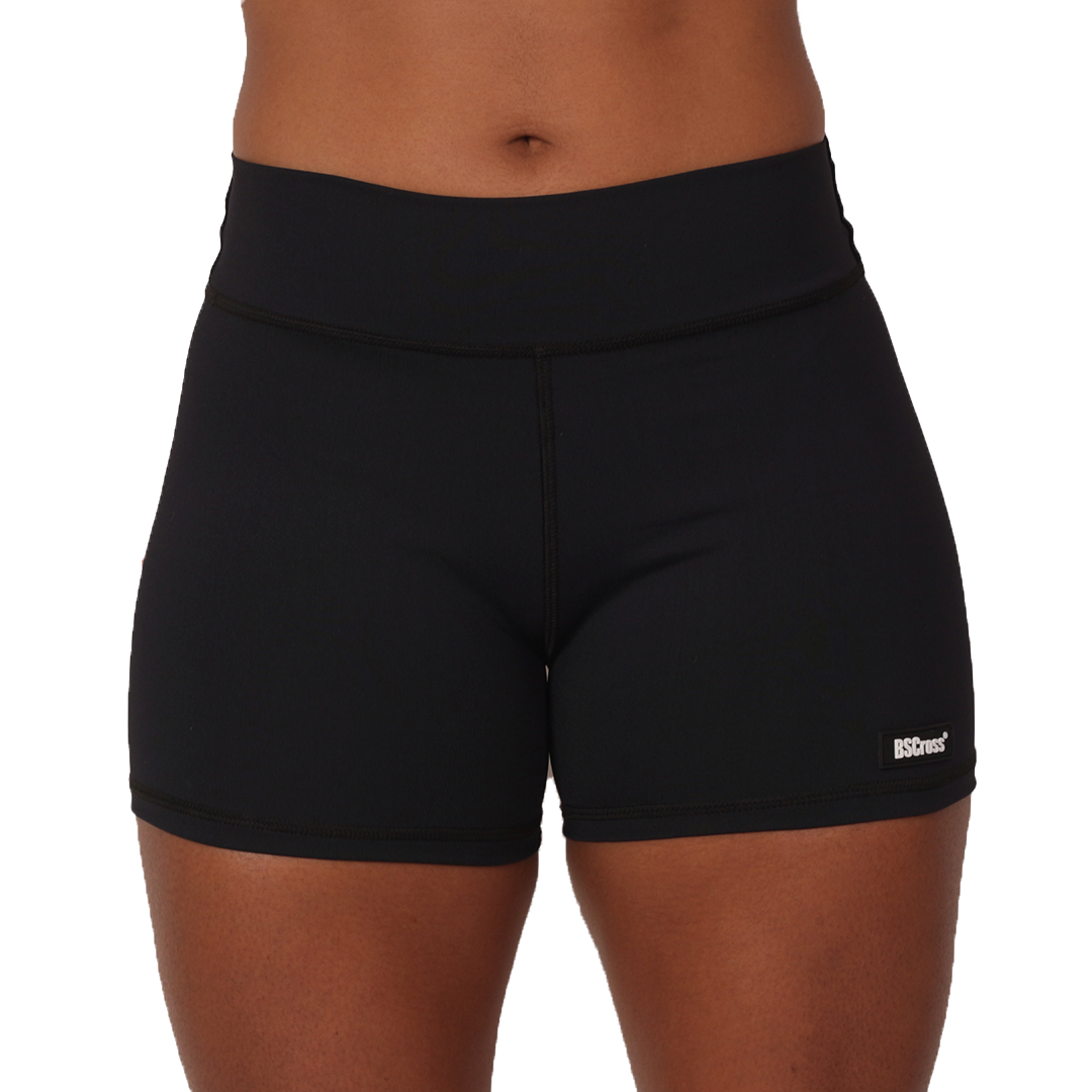 Short Feminino Intermediário Bscross Preto