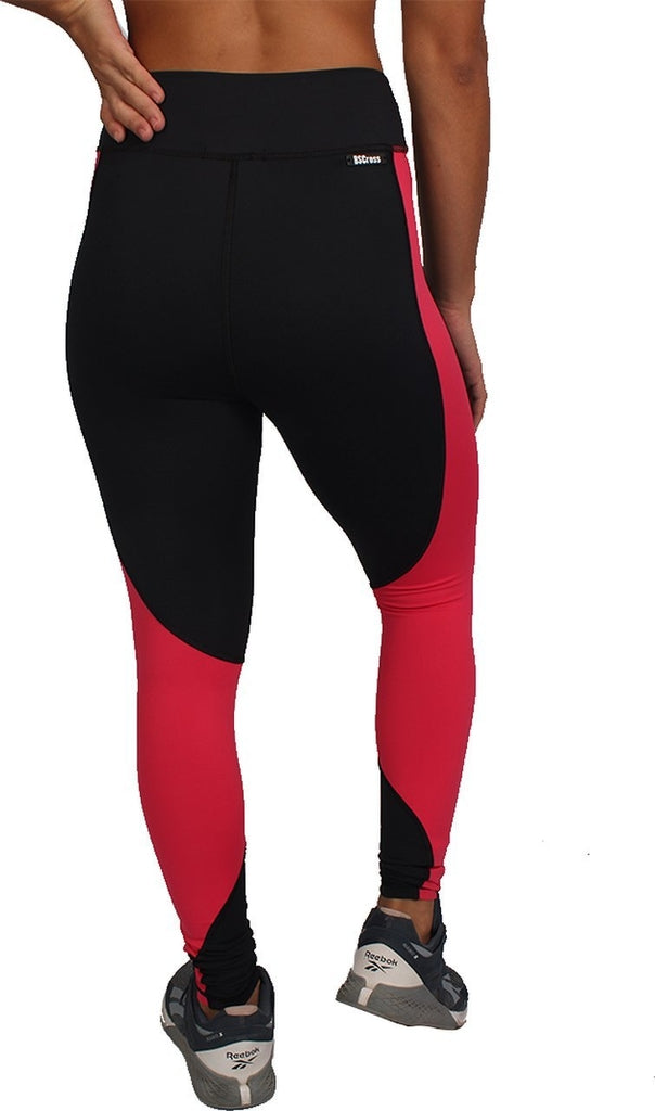 Legging BSCross Basic - Preto com rosa