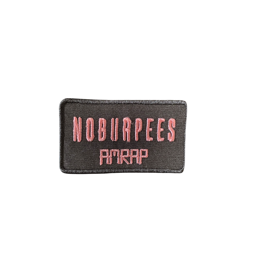 Patch Noburpees Preto com rosa
