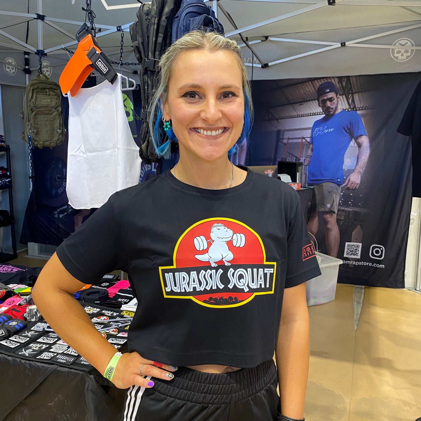 AMRAP Cropped Feminina Jurassic Squat