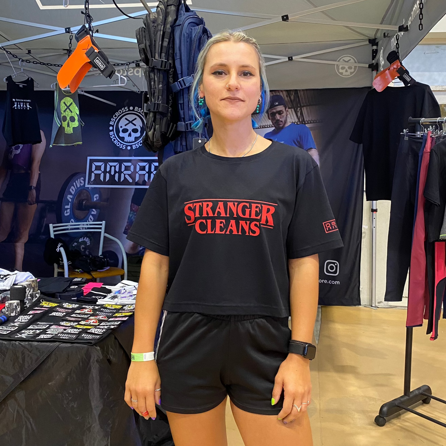 AMRAP Cropped Feminina Stranger Cleans