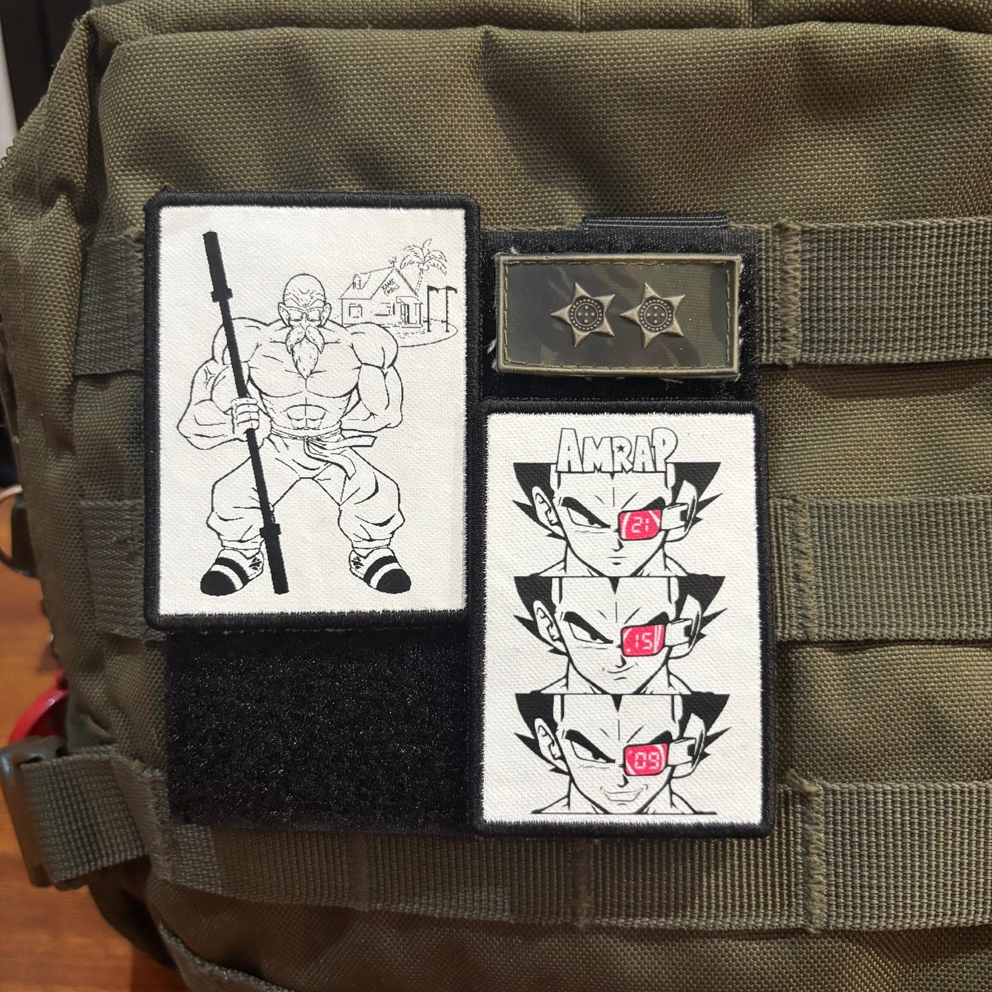 Patch Gancho de Velcro Preto