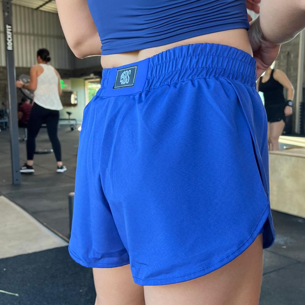 Short Feminino Curto C/ Cos Bs Royal
