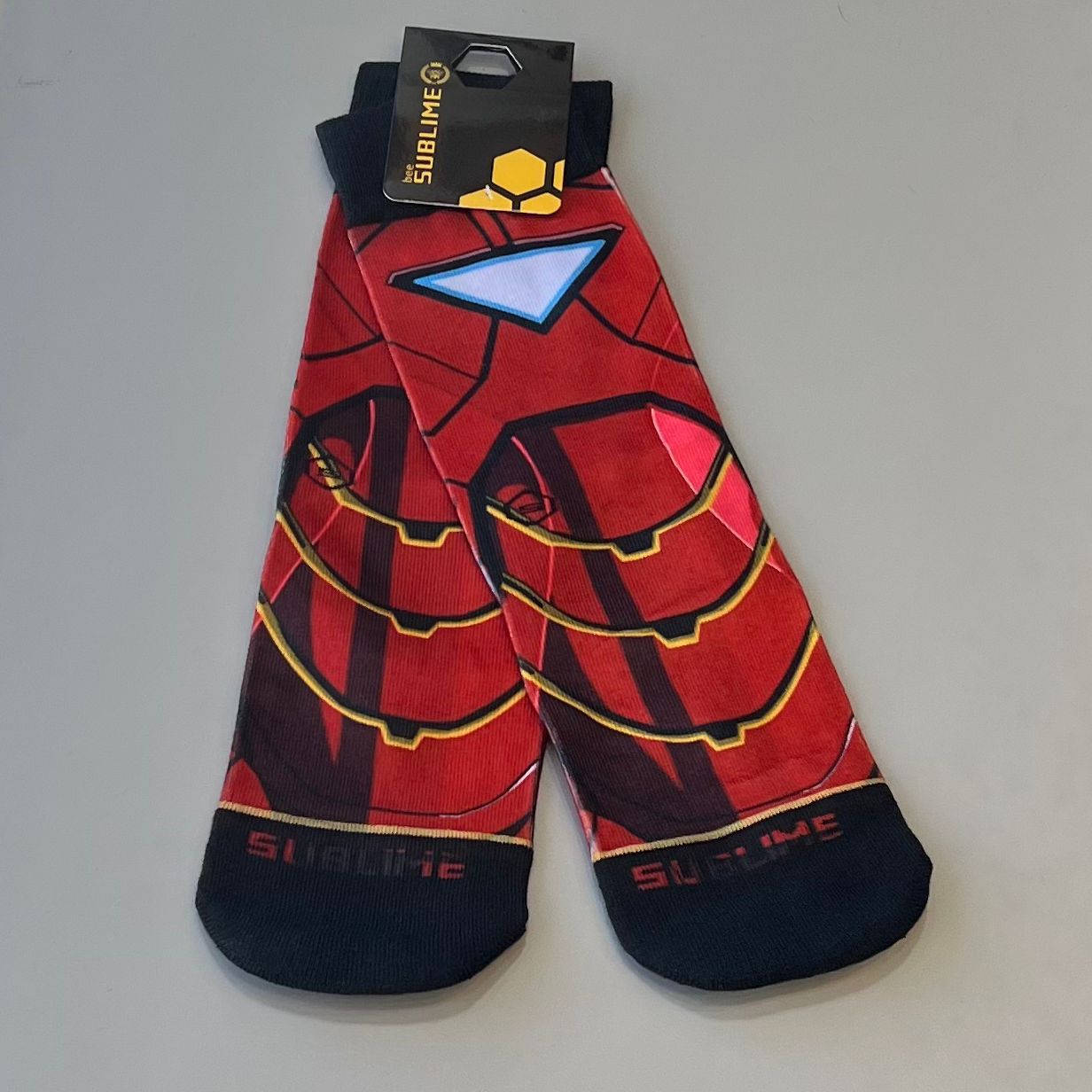 Meia Sublime Homem de Ferro