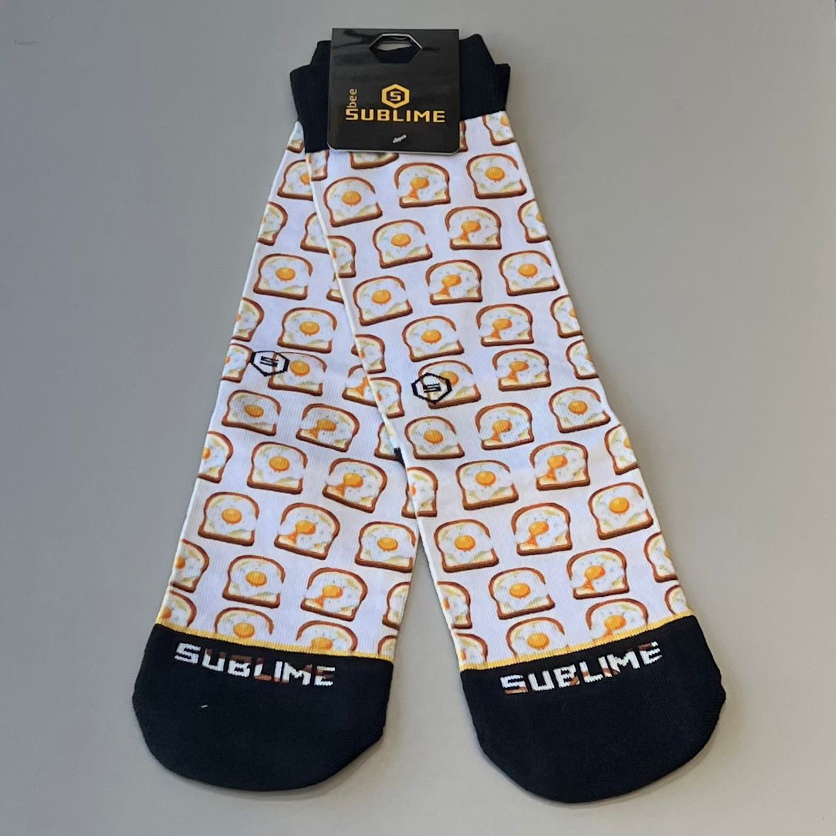 Meia Sublime Pão com ovo