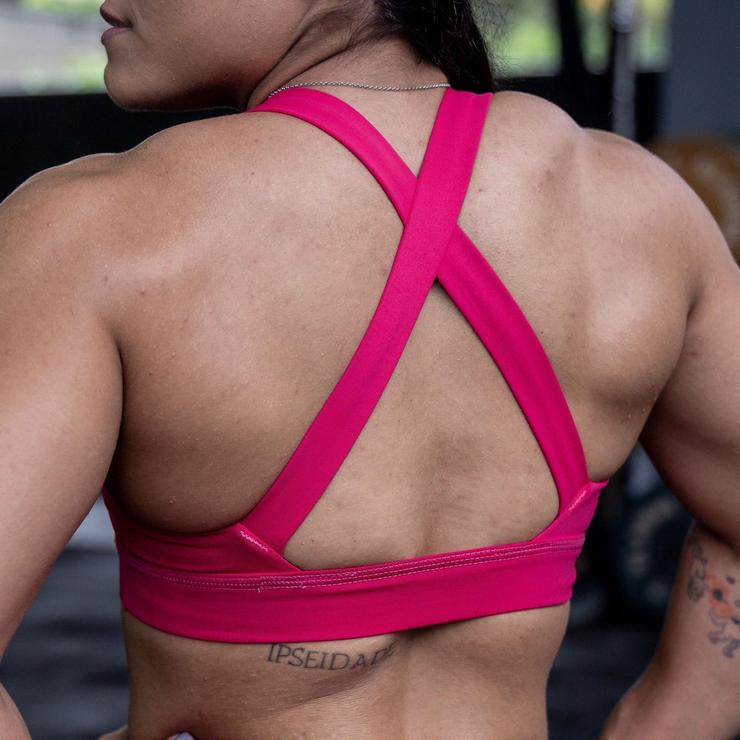 Top Alça Cruzada Bscross Rosa