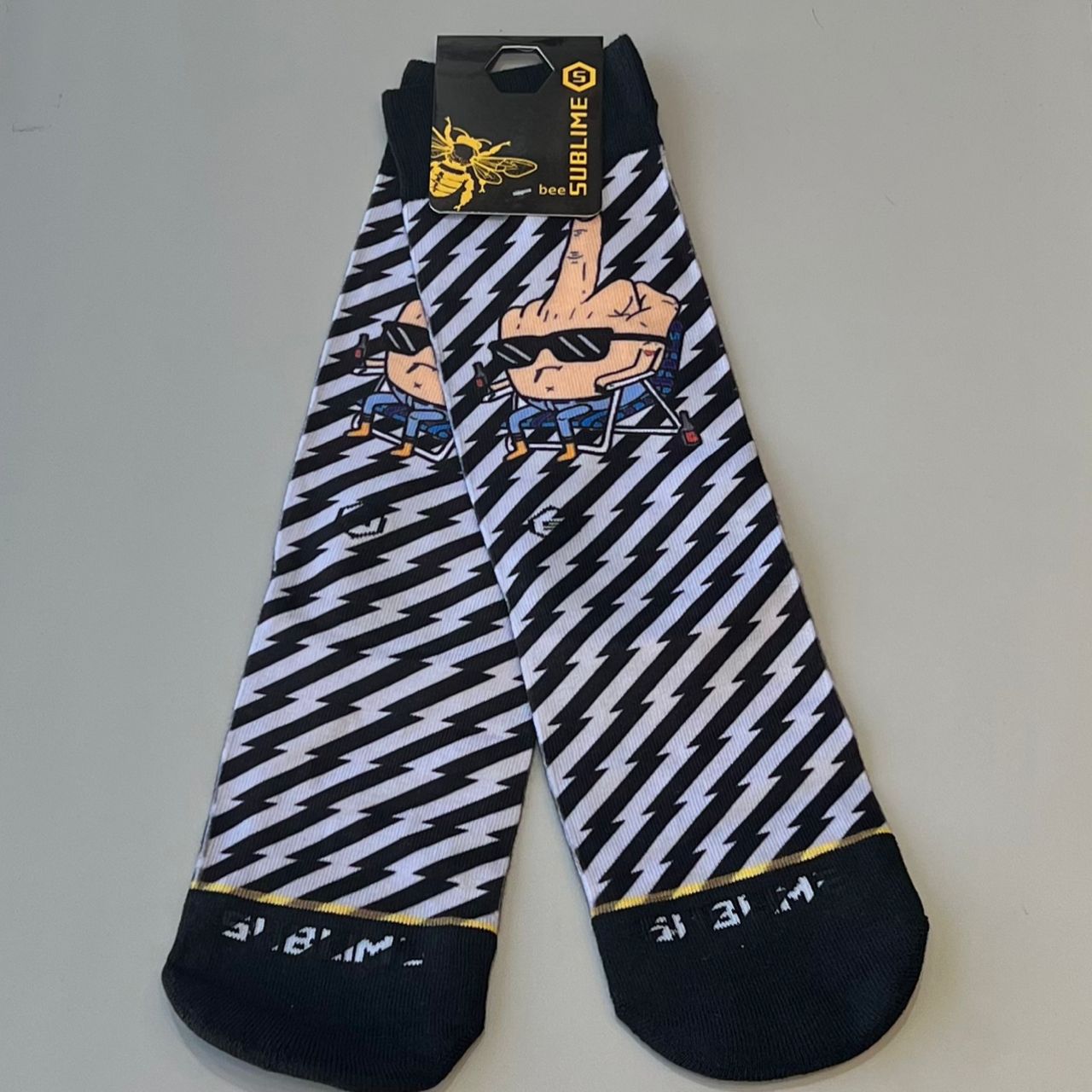 Meia Sublime Mão na Cadeira