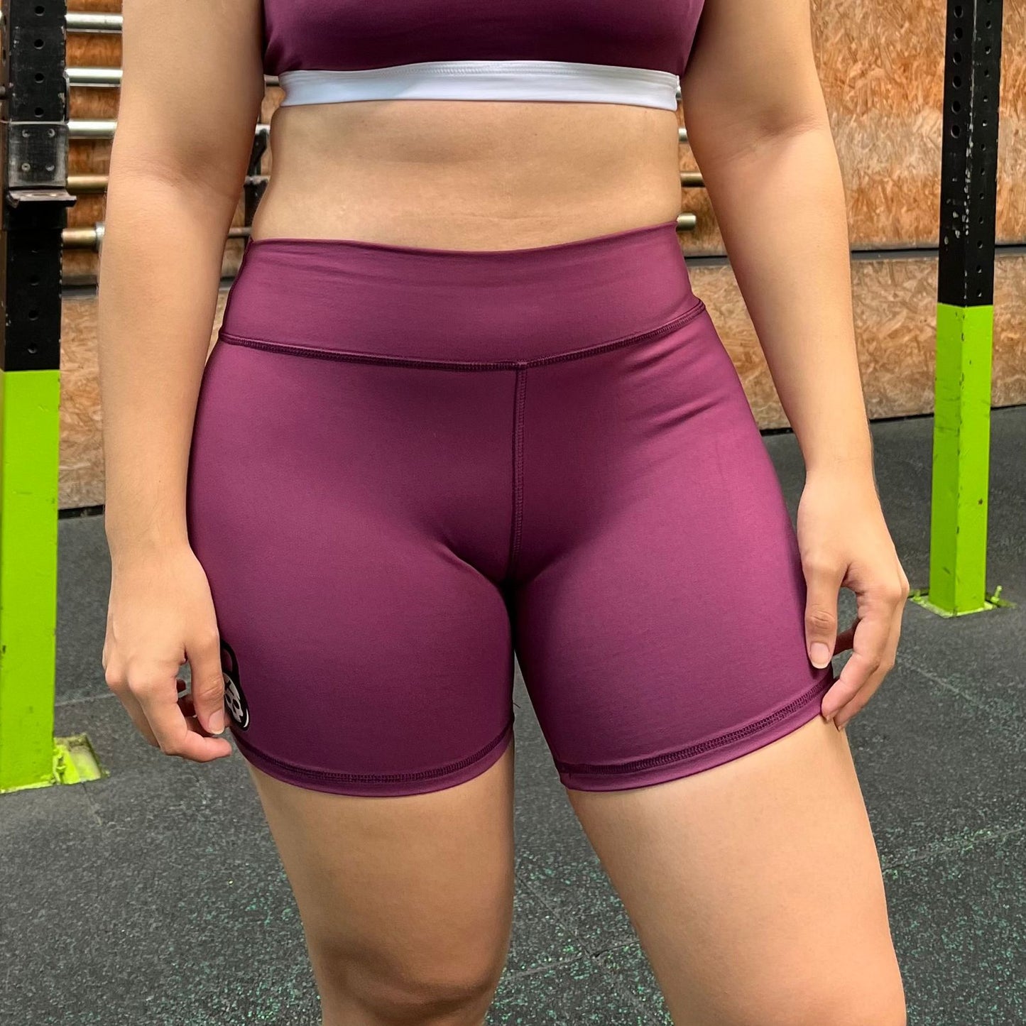 Short Feminino Meia Coxa Bscross Vinho
