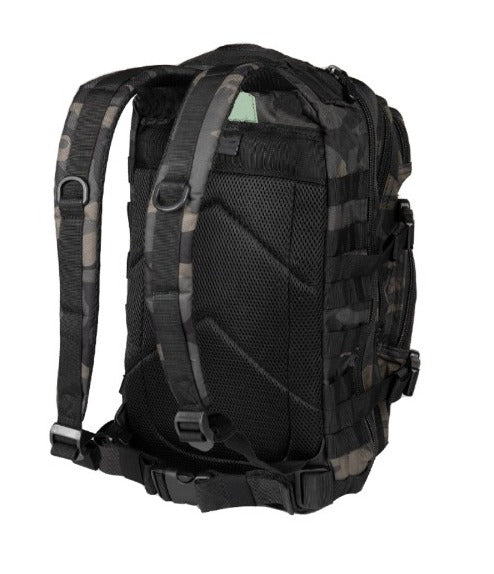 MOCHILA ASSAULT MIL-TEC DARK CAMO 20L