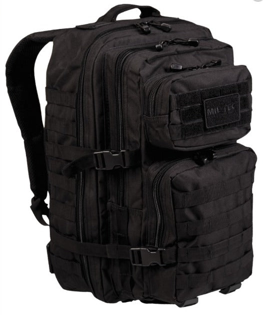 MOCHILA ASSAULT MIL-TEC PRETA 36L