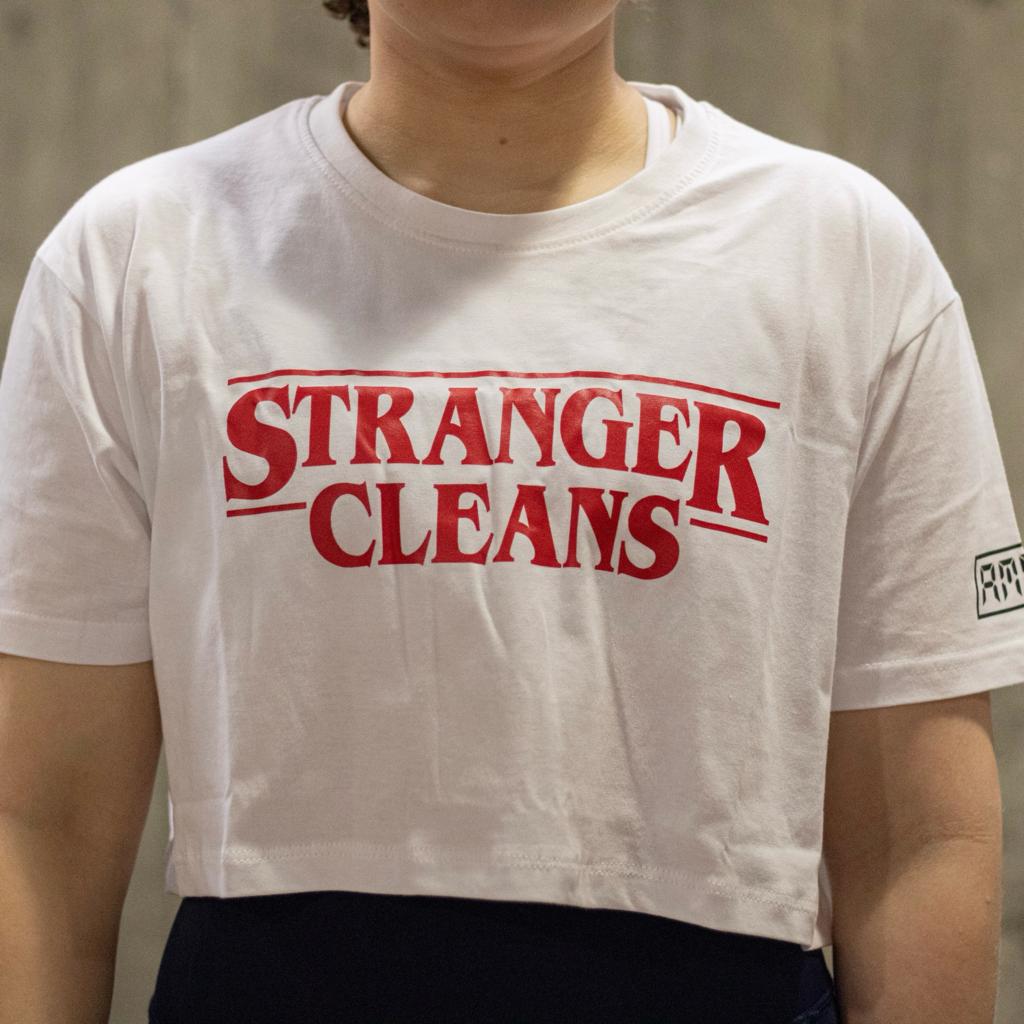 AMRAP T-Shirt Feminina Stranger Cleans Cropped