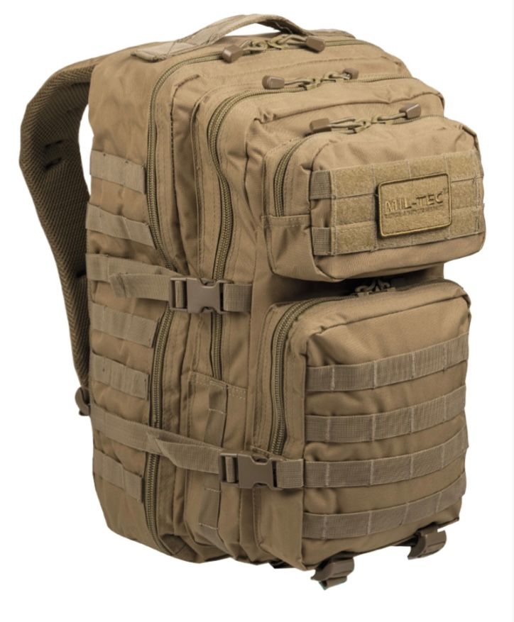 MOCHILA ASSAULT MIL-TEC COYOTE 36L