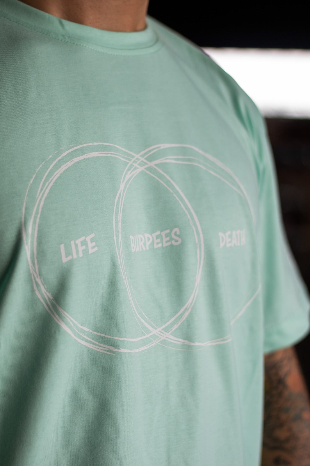 AMRAP T-shirt Masculina Life, Burpees e Death