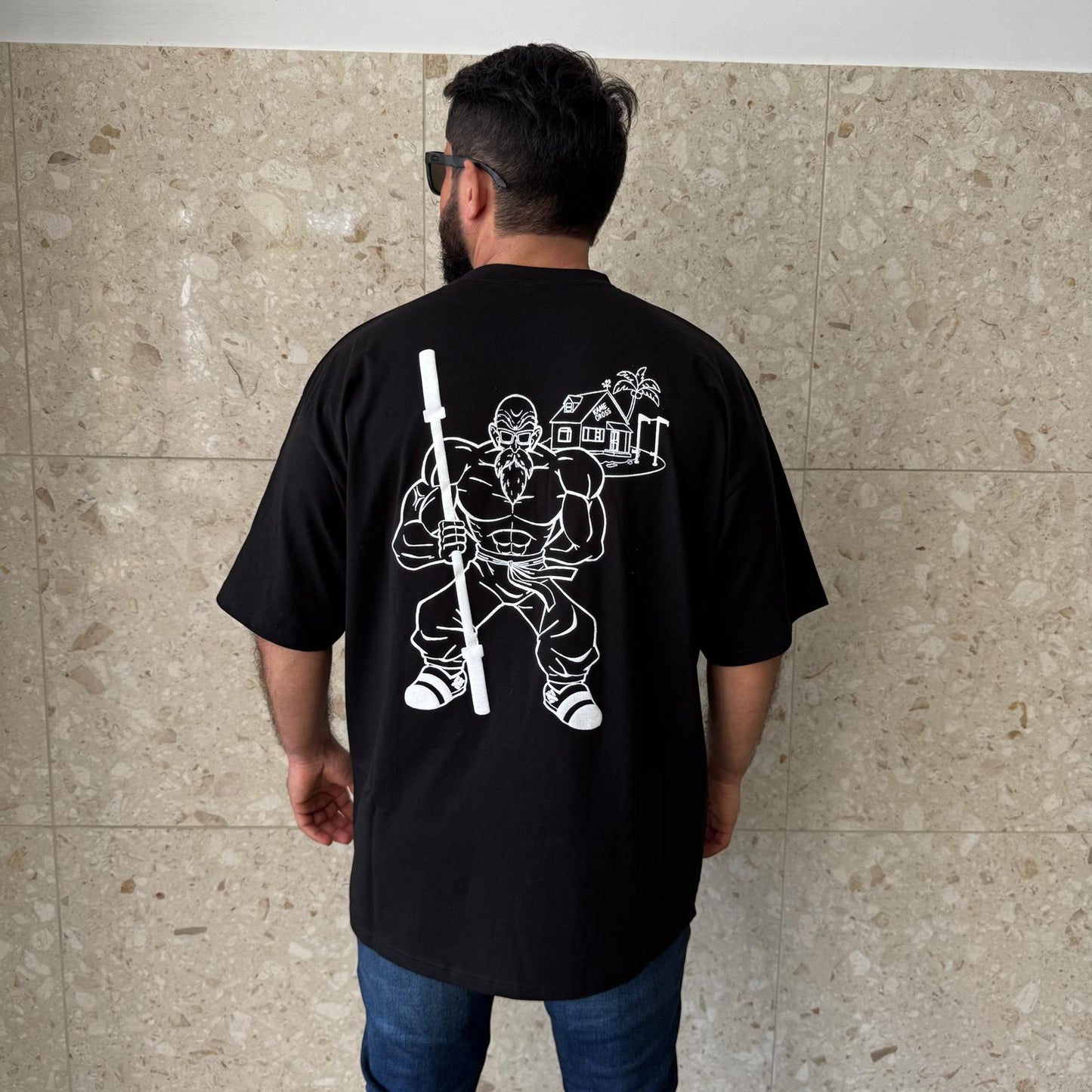 AMRAP T-shirt Oversize Masculina Tartaruga Genial Preta