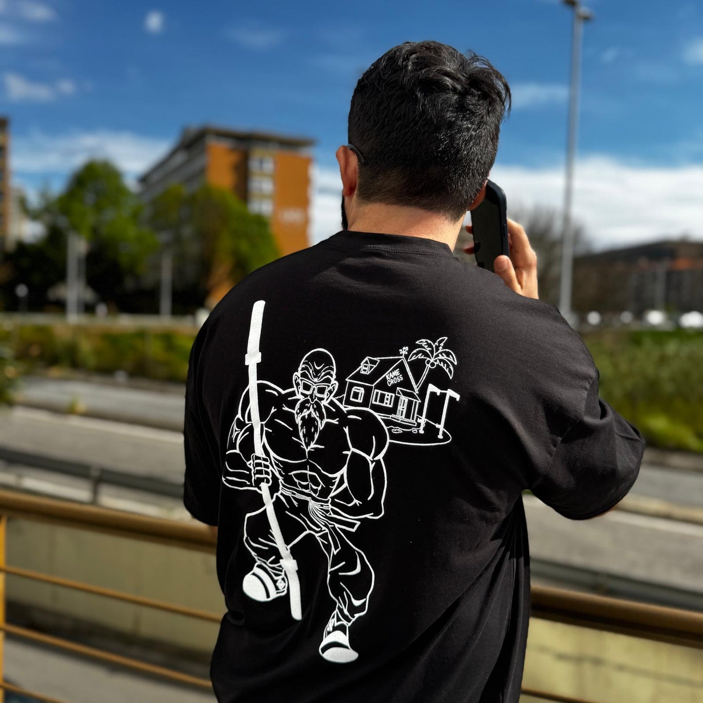 AMRAP T-shirt Oversize Masculina Tartaruga Genial Preta