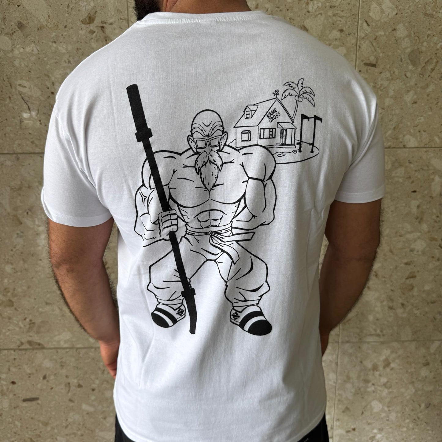 AMRAP T-shirt Masculina Tartaruga Genial Branca
