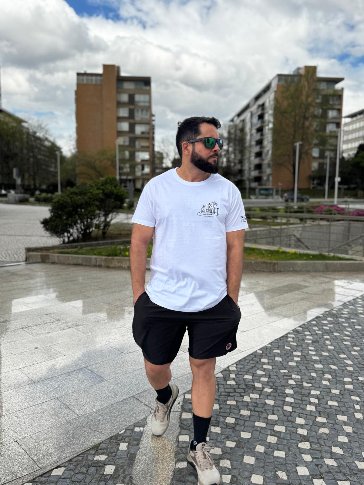AMRAP T-shirt Masculina Tartaruga Genial Branca