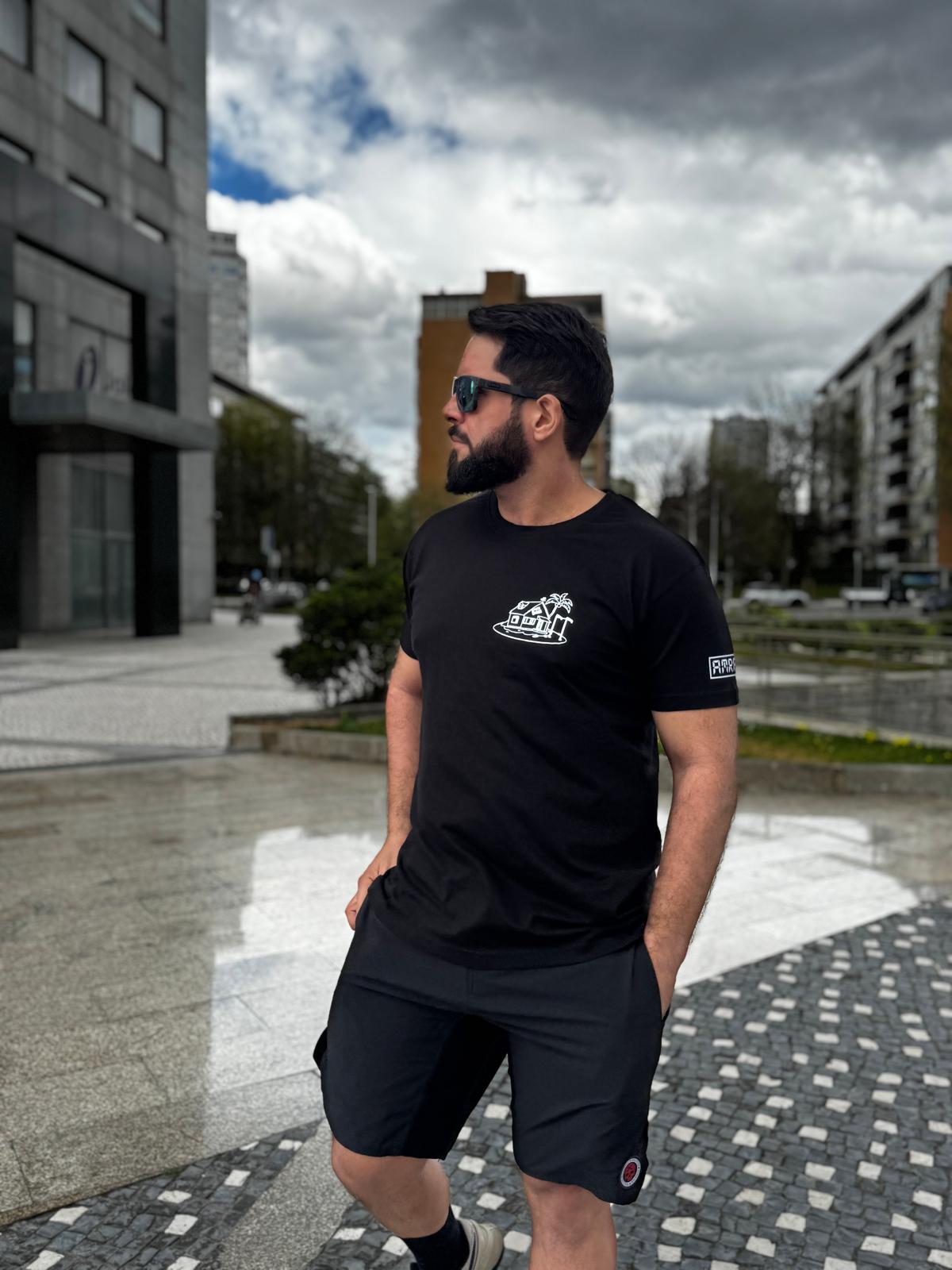 AMRAP T-shirt Masculina Tartaruga Genial Preta