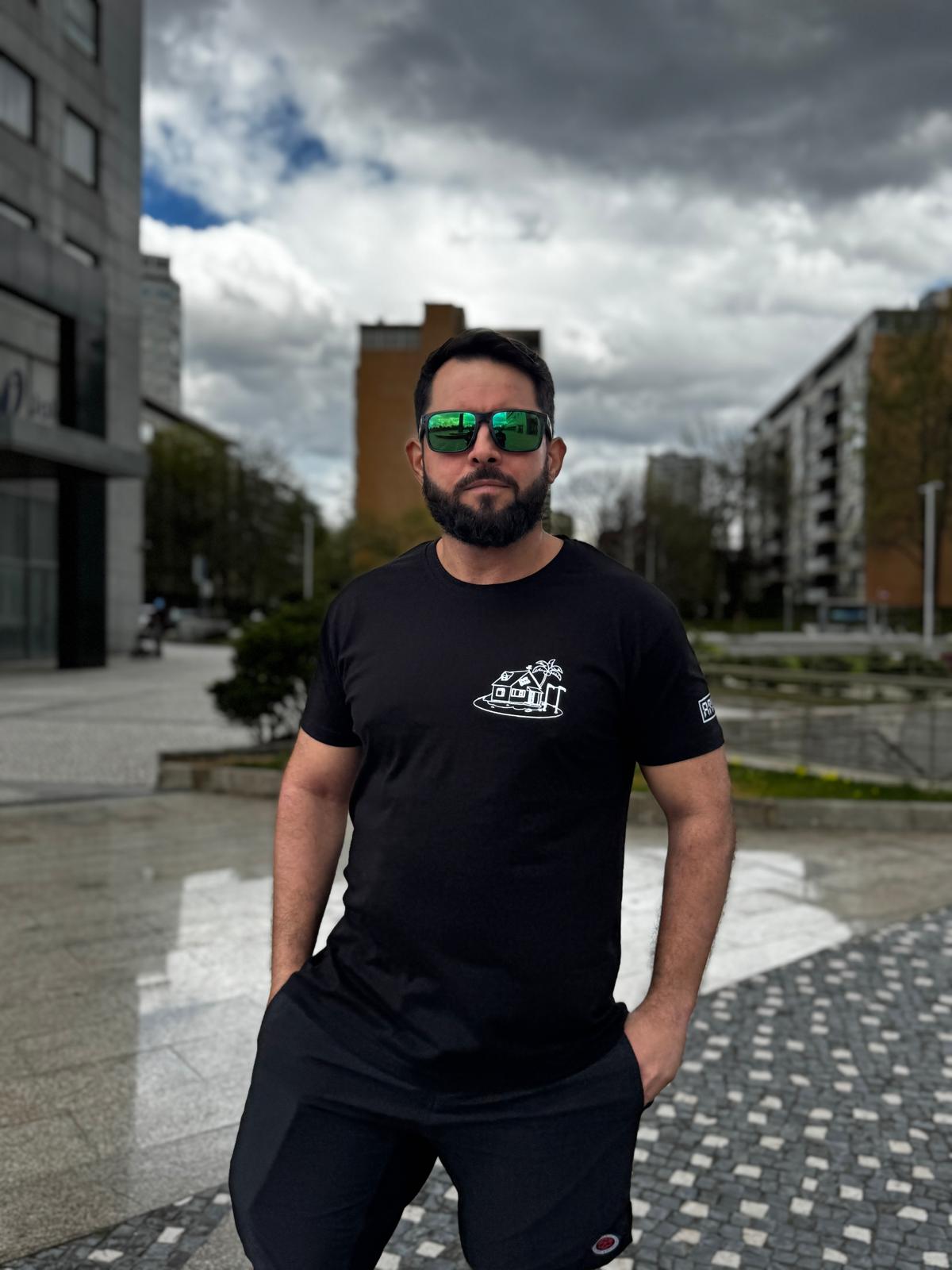AMRAP T-shirt Masculina Tartaruga Genial Preta