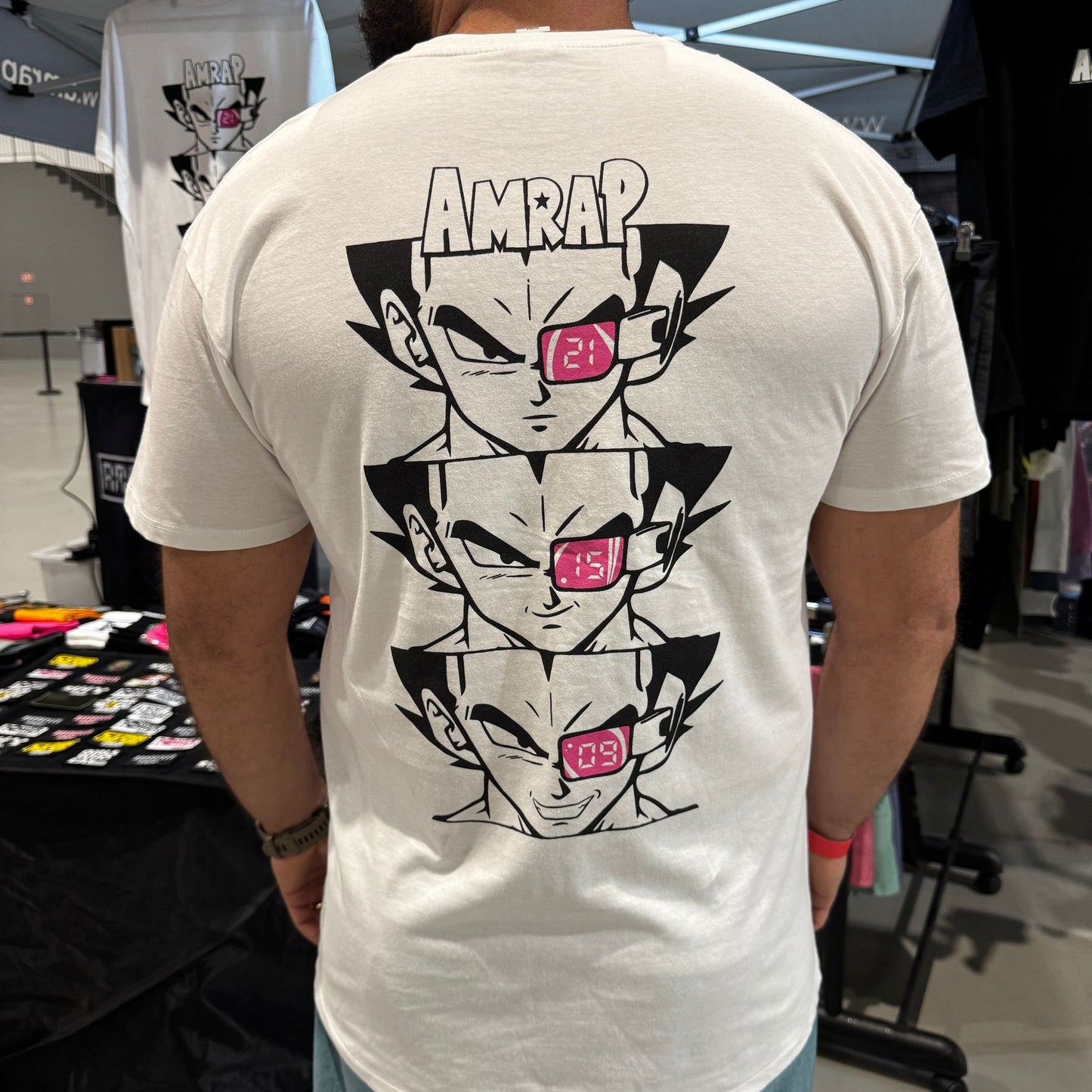 AMRAP T-shirt Masculina Vegeta Branca