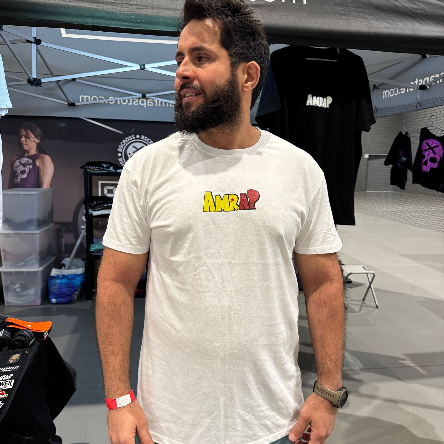 AMRAP T-shirt Masculina Vegeta Branca