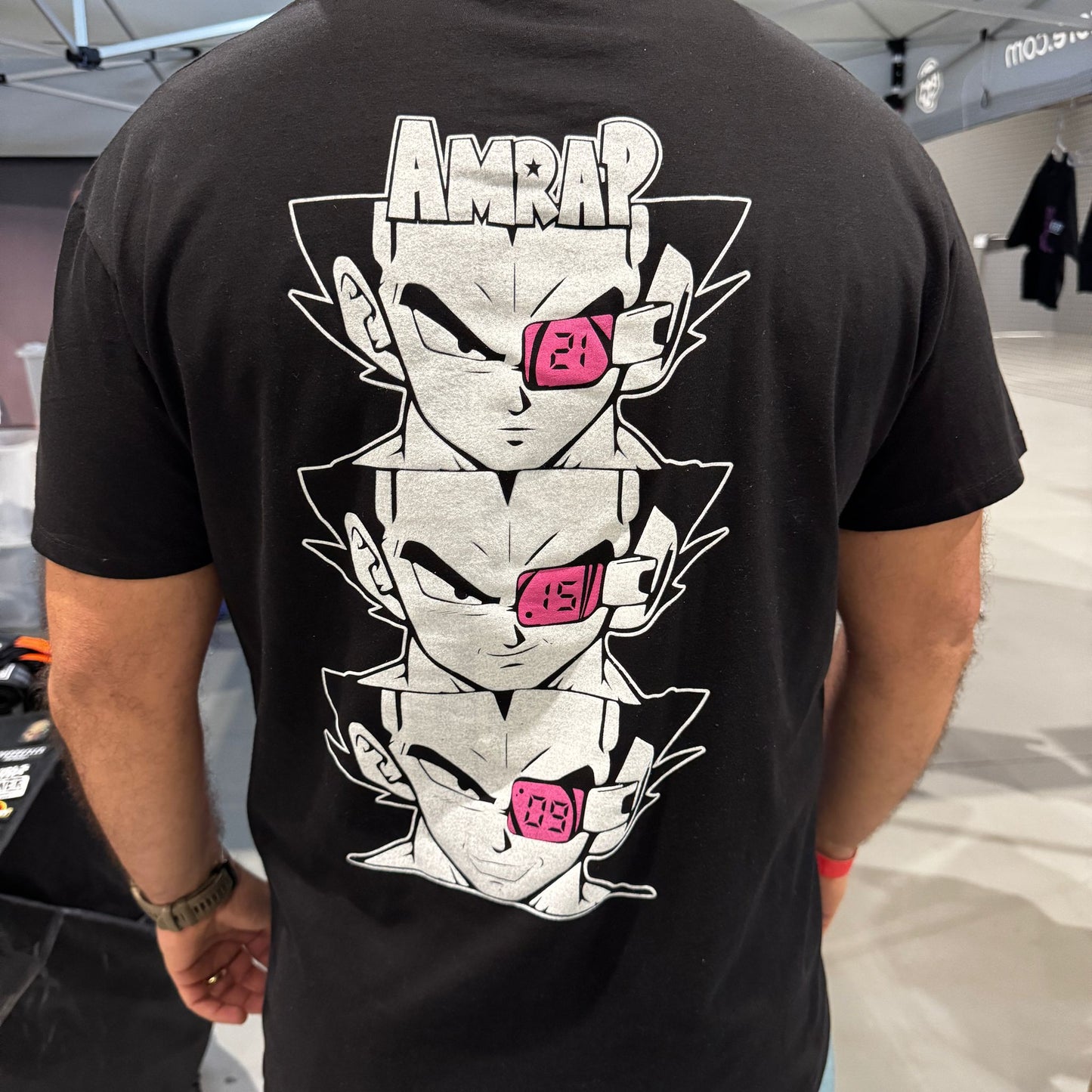 AMRAP T-shirt Masculina Vegeta Preta