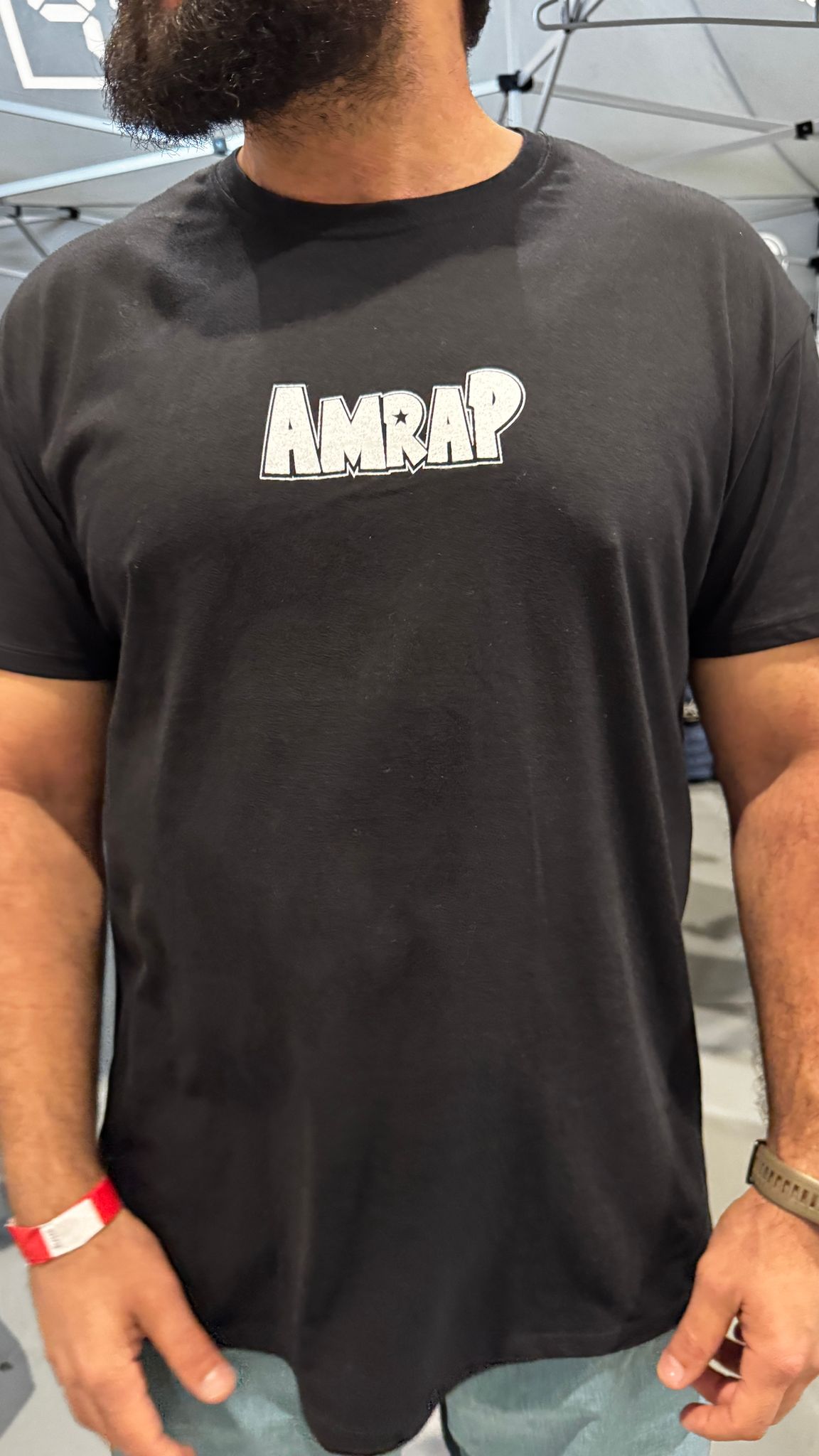 AMRAP T-shirt Masculina Vegeta Preta