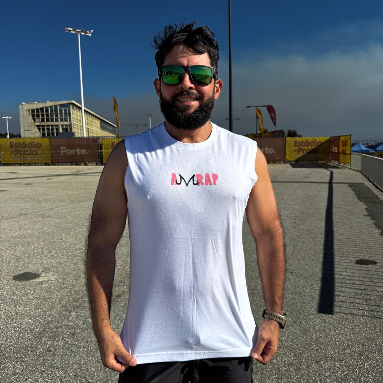 AMRAP T-shirt Cava Masculina Kid Boo Branca