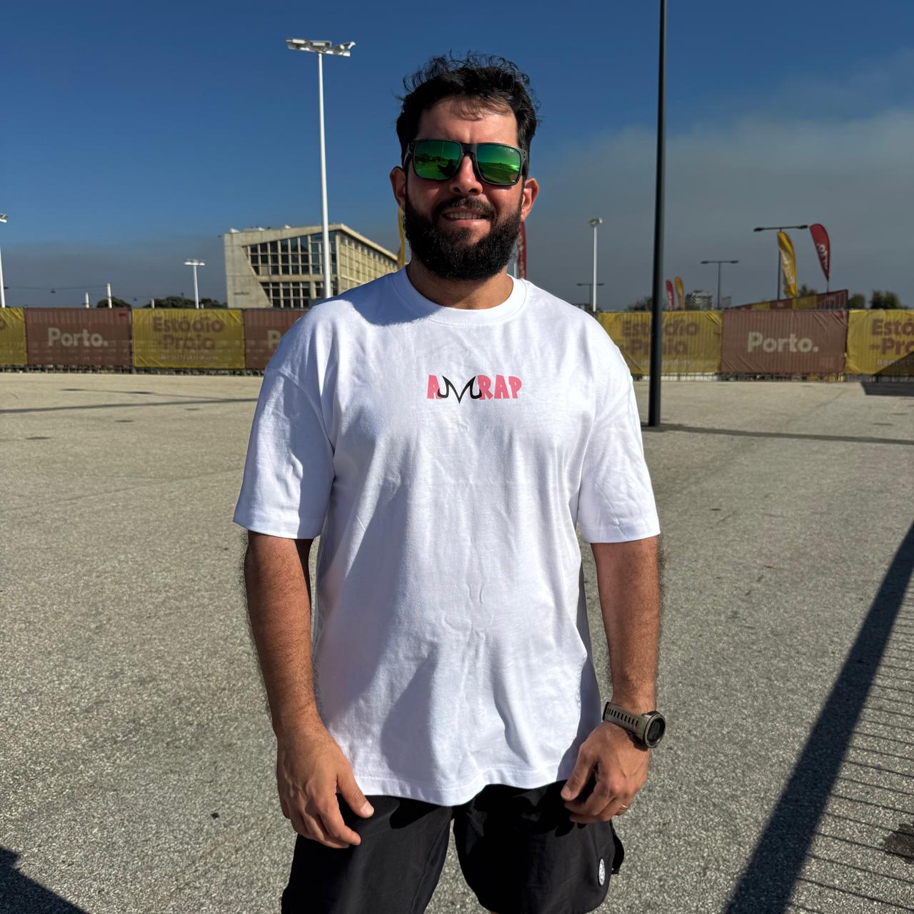 AMRAP T-shirt Oversize Masculina Kid Boo Branca