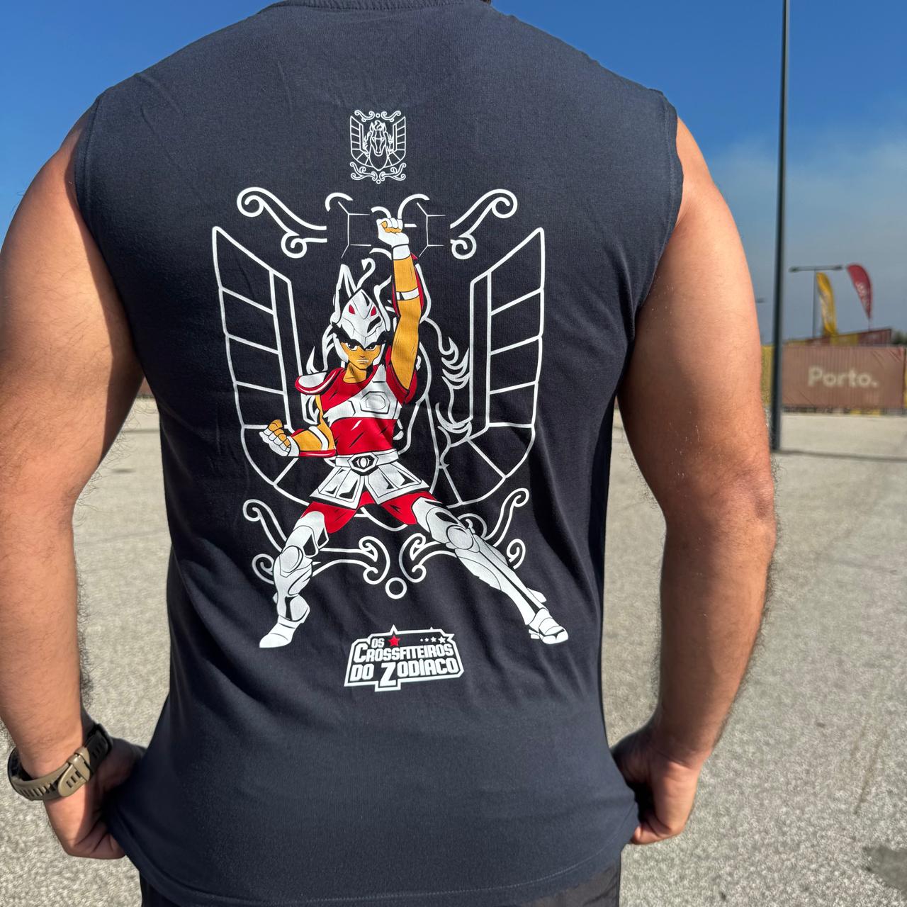 AMRAP T-shirt Cava Masculina Crossfiteiros do zodíaco Azul
