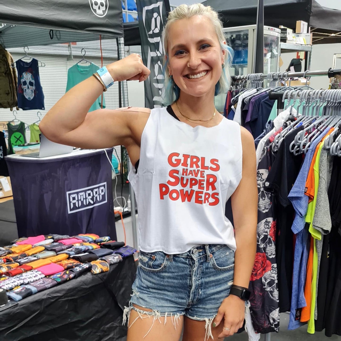 Amrap Cava Crop Girls Have Super Powers
