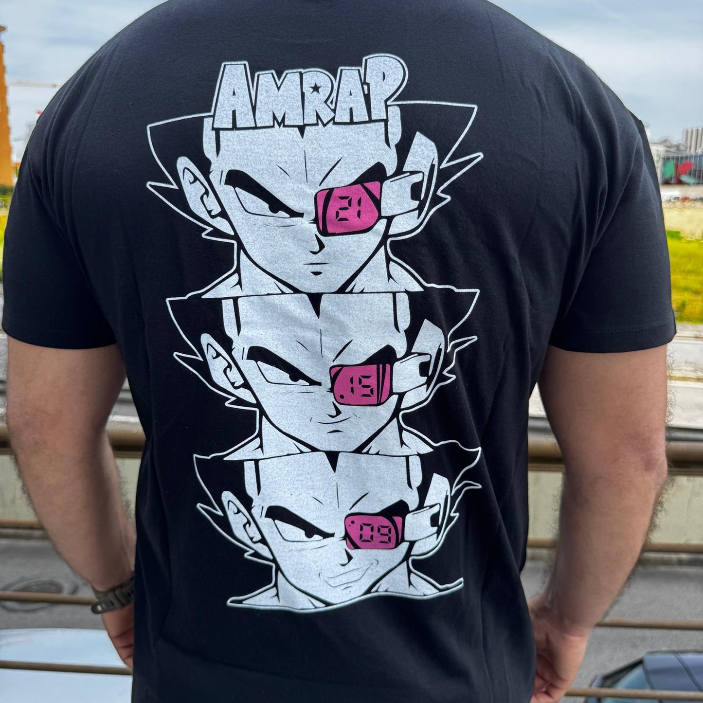 AMRAP T-shirt Masculina Vegeta Preta