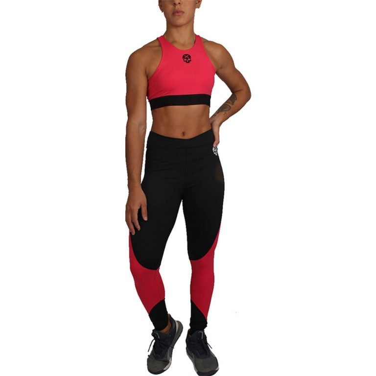 Legging BSCross Basic - Preto com rosa