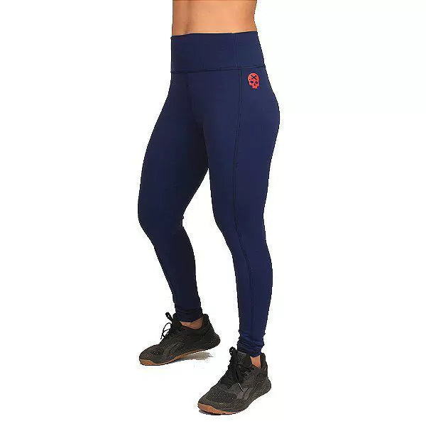 Legging Feminina Recorte Premium Bs - Azul Marinho