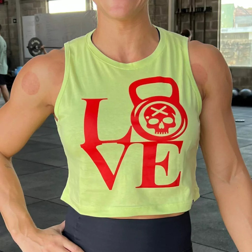 Cava Crop Love Bscross Verde com Vermelho