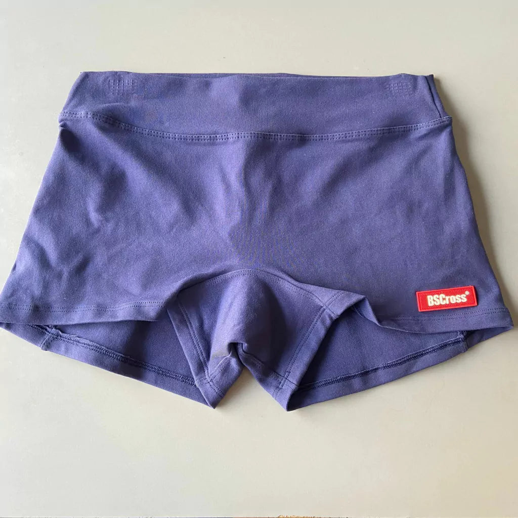 Calção Feminino - Curto Games C/ Transf Bs Azul Símbolo Vermelho