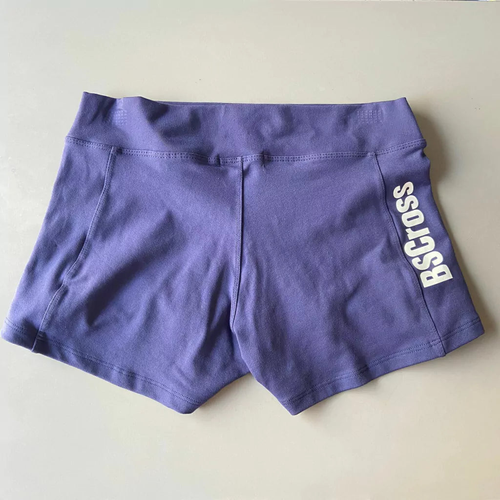 Calção Feminino - Curto Games C/ Transf Bs Azul Símbolo Vermelho