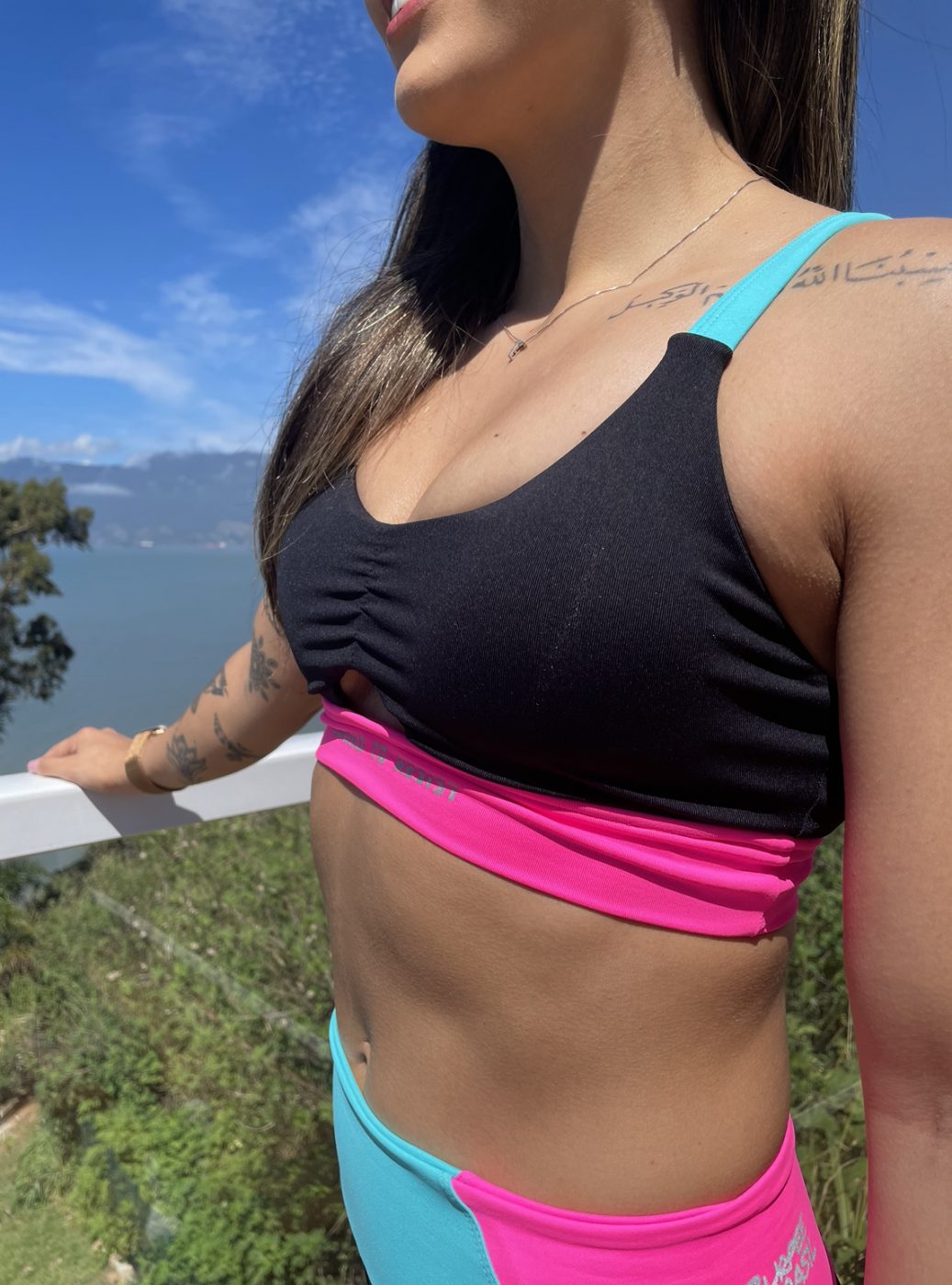 Top Alça Regulável Pink Sky