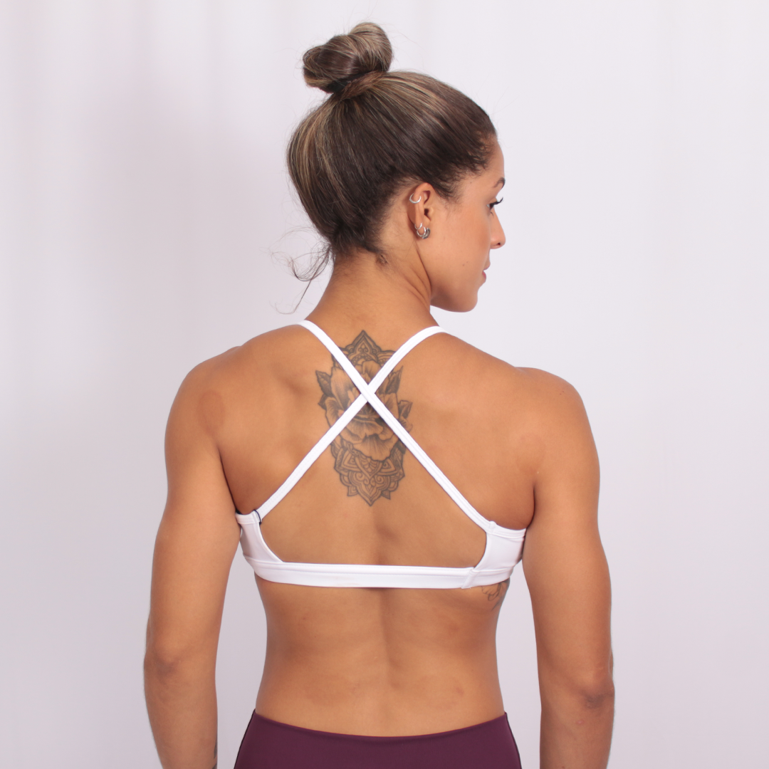 Top BSCross Feminino Frente Única Branco