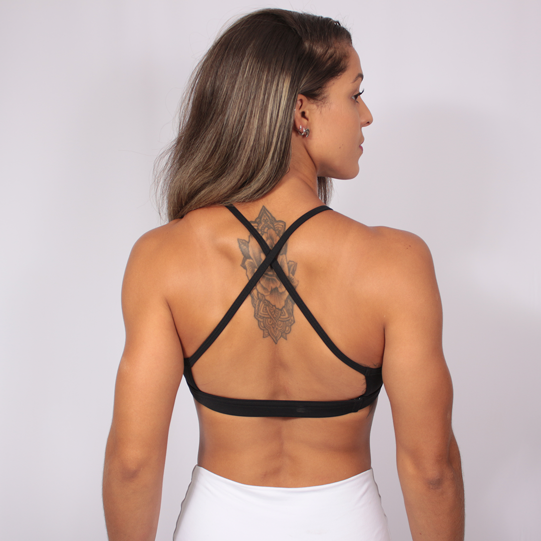 Top BSCross Feminino Frente Única Preto
