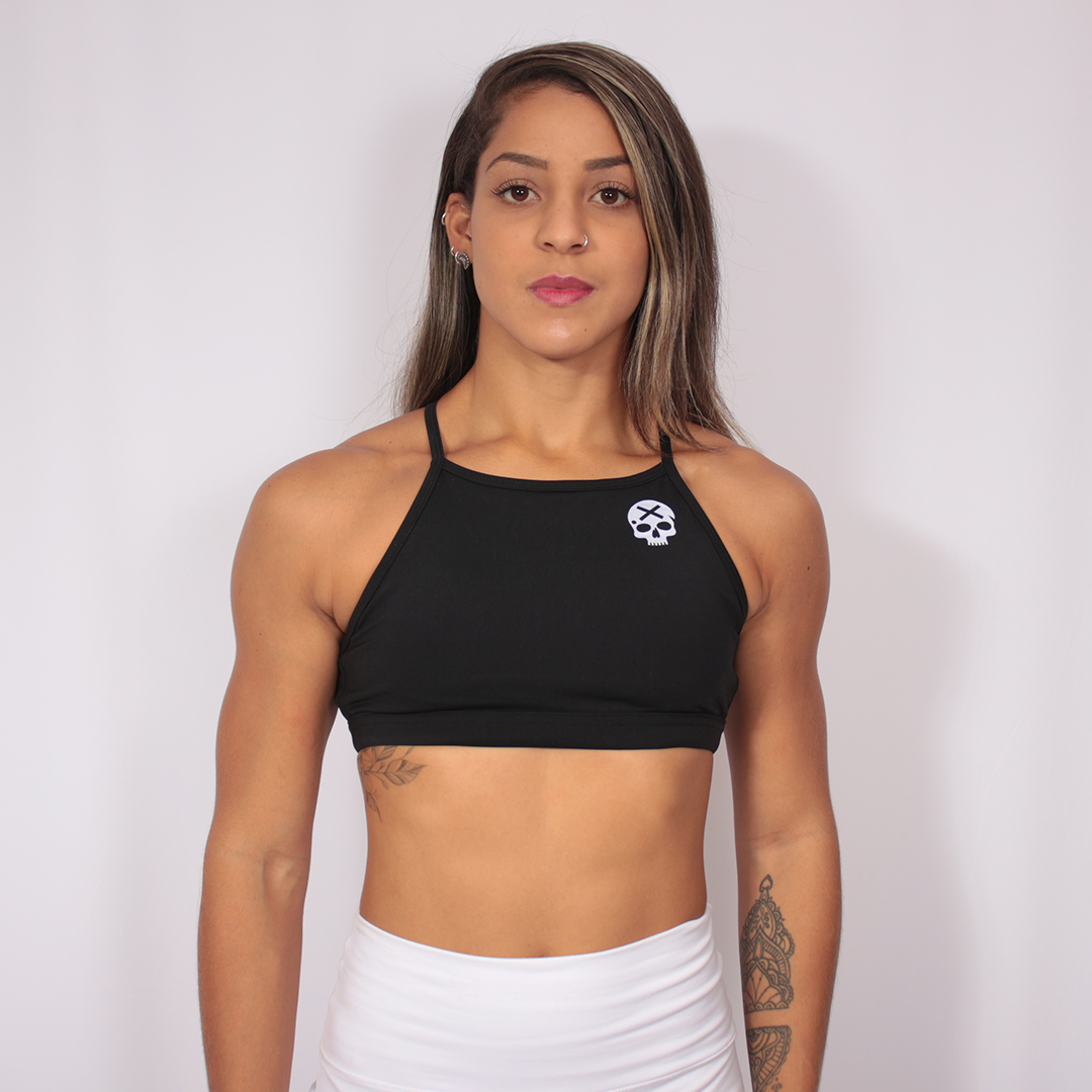 Top BSCross Feminino Frente Única Preto