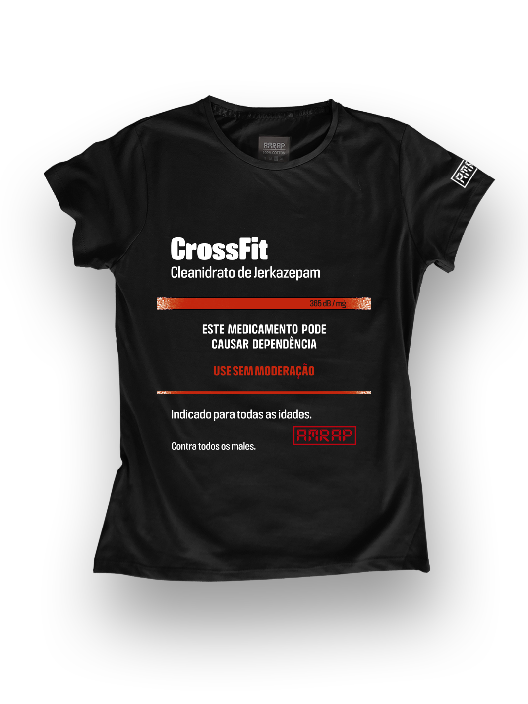 AMRAP T-Shirt Feminina Cleanidrato de Jerkazepan