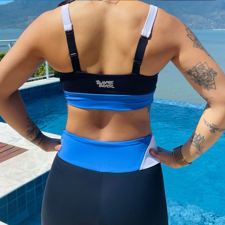 Top Alça Regulável – Blue White