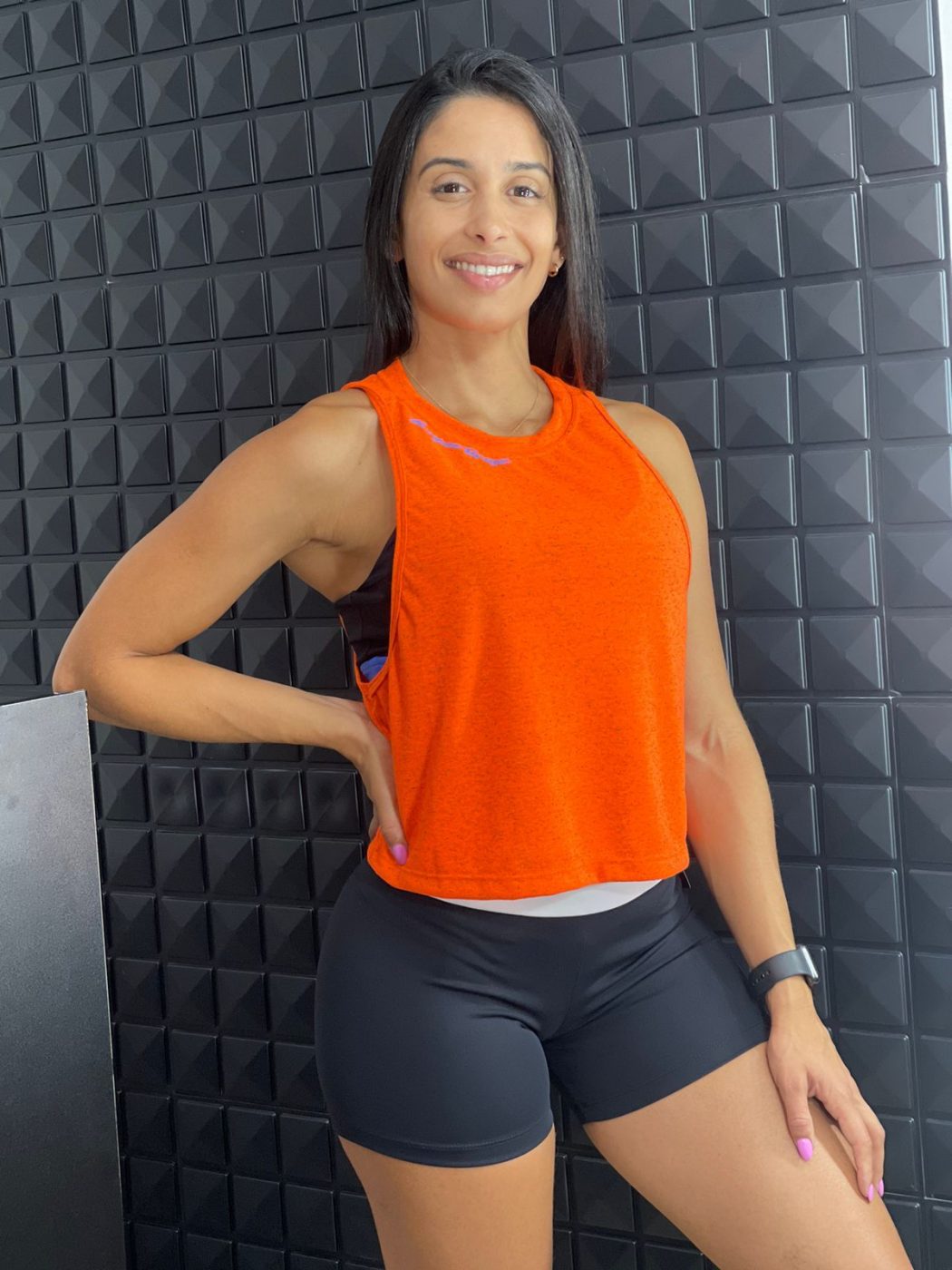 Cava Crop Burpee Brasil - Neon Orange
