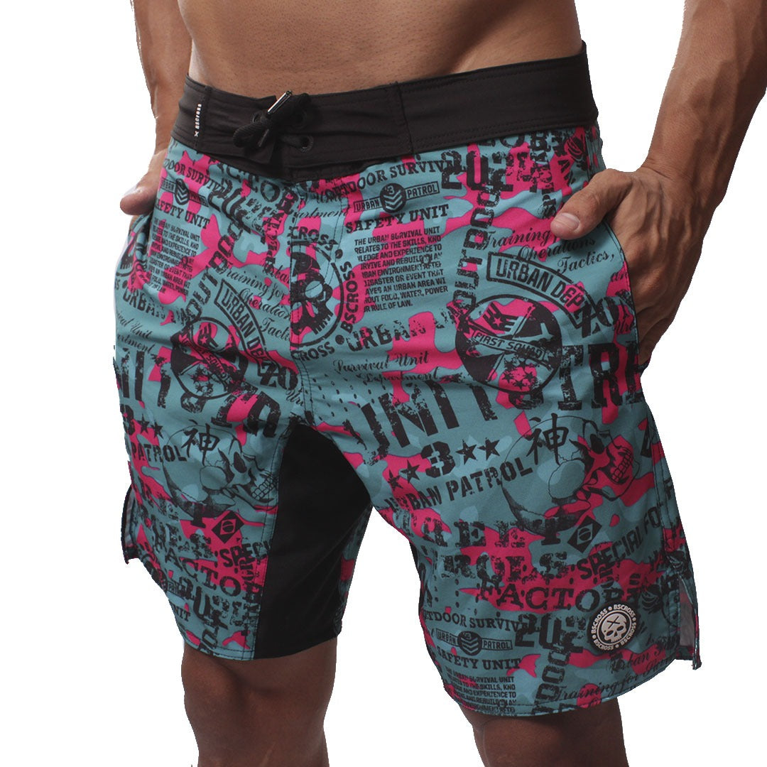 Calção de Treino -BScross Camuflado Rosa
