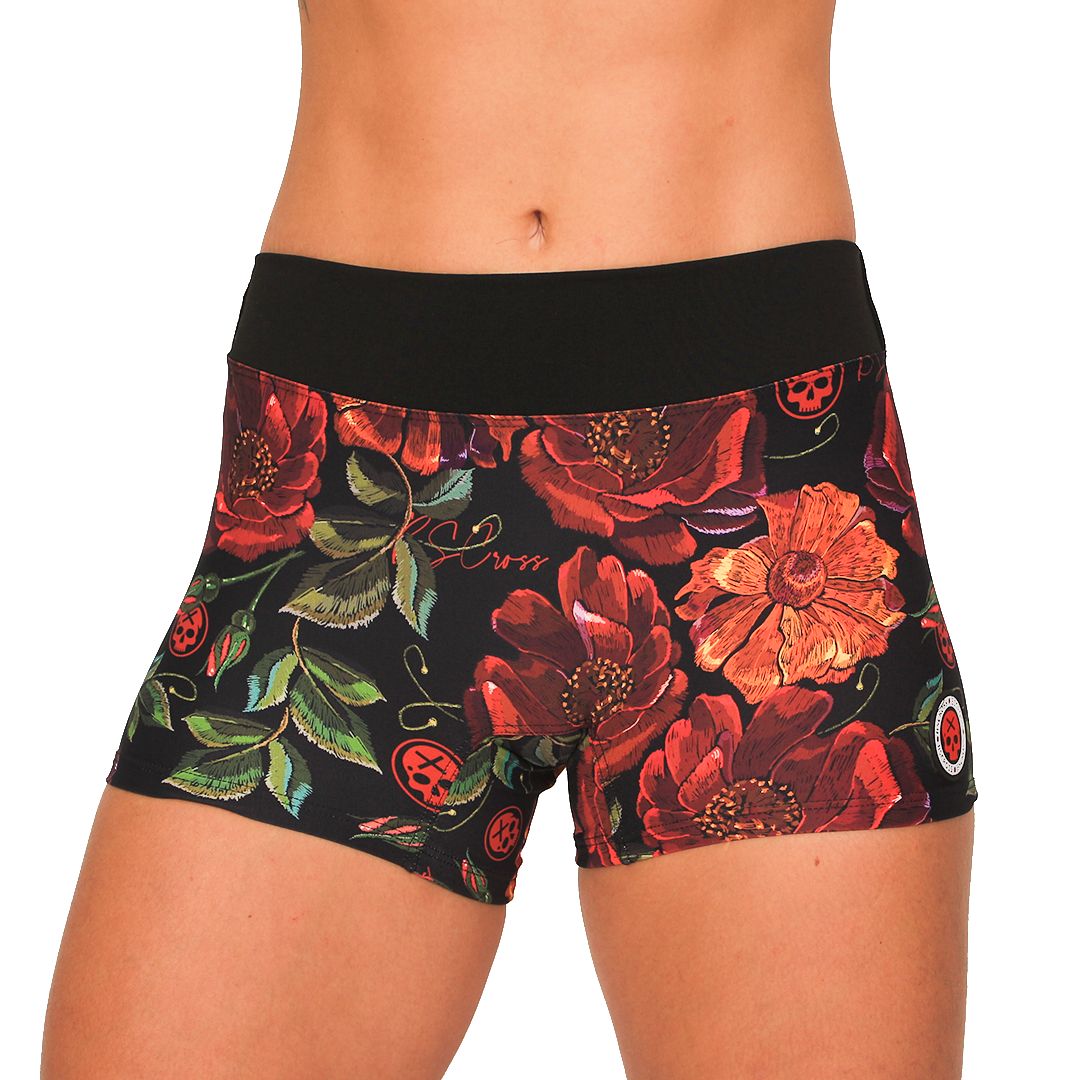 Calção Feminino - Rosas Bs Modelo Games