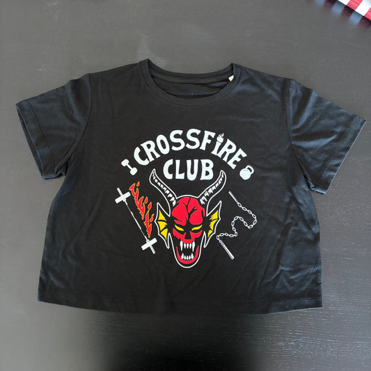 AMRAP Cropped Feminina Crossfire Preta