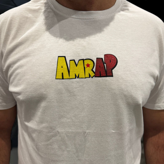 AMRAP T-shirt Masculina Vegeta Branca